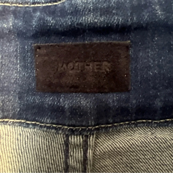 Mother Triple Stack Looker Hi Rise Tie Waist Stretch Skinny Jeans Size 31 - Picture 7 of 15